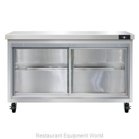 Continental Refrigerator SW48-SGD Refrigerated Counter, Work Top