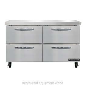 Continental Refrigerator SW48N-D Refrigerated Counter, Work Top