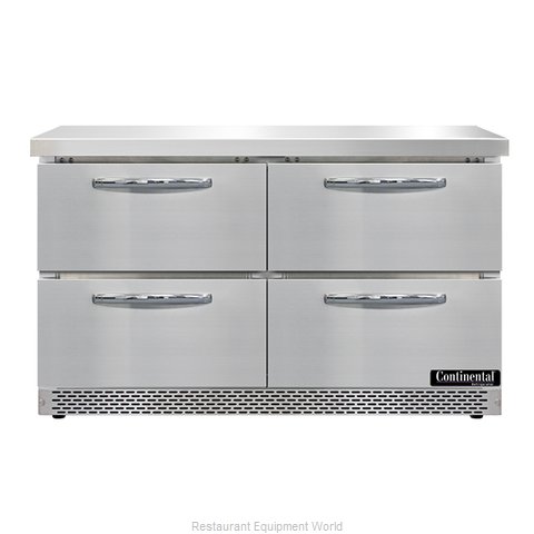 Continental Refrigerator SW48N-FB-D Refrigerated Counter, Work Top