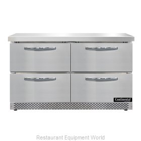 Continental Refrigerator SW48N-FB-D Refrigerated Counter, Work Top