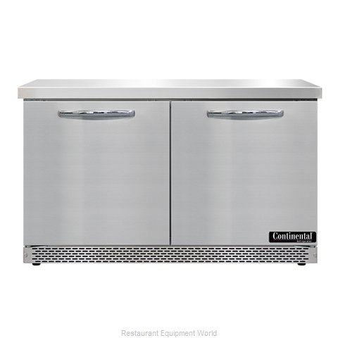 Continental Refrigerator SW48N-FB Refrigerated Counter, Work Top (Magnified)