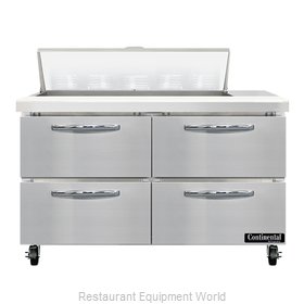 Continental Refrigerator SW48N10-D Refrigerated Counter, Sandwich / Salad Unit
