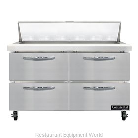 Continental Refrigerator SW48N12-D Refrigerated Counter, Sandwich / Salad Unit