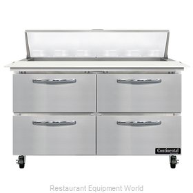 Continental Refrigerator SW48N12C-D Refrigerated Counter, Sandwich / Salad Unit