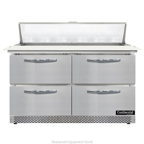 Continental Refrigerator SW48N12C-FB-D Refrigerated Counter, Sandwich / Salad Un (Magnified)