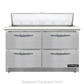 Continental Refrigerator SW48N12C-FB-D Refrigerated Counter, Sandwich / Salad Un