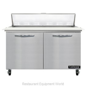 Continental Refrigerator SW48N12C Refrigerated Counter, Sandwich / Salad Unit