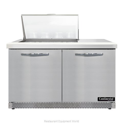 Continental Refrigerator SW48N12M-FB Refrigerated Counter, Mega Top Sandwich / S