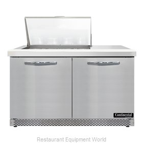 Continental Refrigerator SW48N12M-FB Refrigerated Counter, Mega Top Sandwich / S