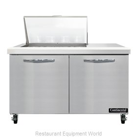 Continental Refrigerator SW48N12M Refrigerated Counter, Mega Top Sandwich / Sala