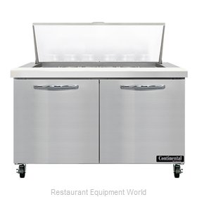 Continental Refrigerator SW48N18M Refrigerated Counter, Mega Top Sandwich / Sala