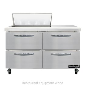 Continental Refrigerator SW48N8-D Refrigerated Counter, Sandwich / Salad Unit