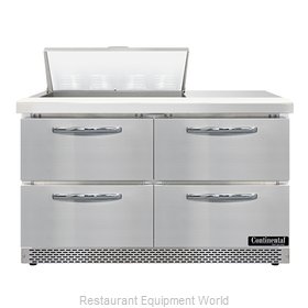 Continental Refrigerator SW48N8-FB-D Refrigerated Counter, Sandwich / Salad Unit