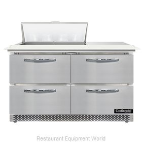 Continental Refrigerator SW48N8C-FB-D Refrigerated Counter, Sandwich / Salad Uni