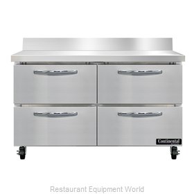 Continental Refrigerator SW48NBS-D Refrigerated Counter, Work Top