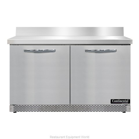Continental Refrigerator SW48NBS-FB Refrigerated Counter, Work Top