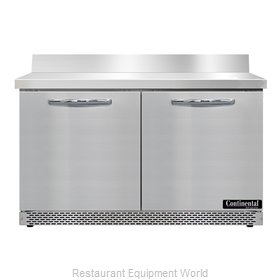 Continental Refrigerator SW48NBS-FB Refrigerated Counter, Work Top