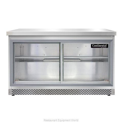 Continental Refrigerator SW48NSGD-FB Refrigerated Counter, Work Top