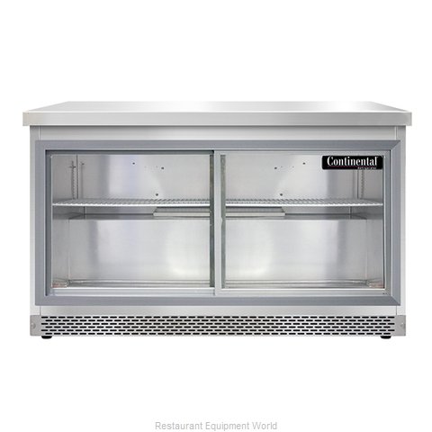 Continental Refrigerator SW48NSGD-FB Refrigerated Counter, Work Top