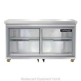 Continental Refrigerator SW48NSGD-U Refrigerator, Undercounter, Reach-In