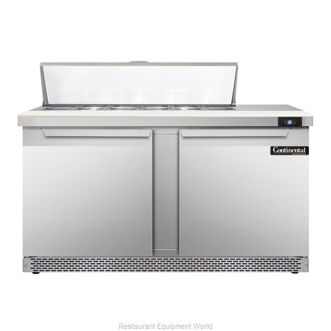 Continental Refrigerator SW60-12C-FB Refrigerated Counter, Sandwich / Salad Top