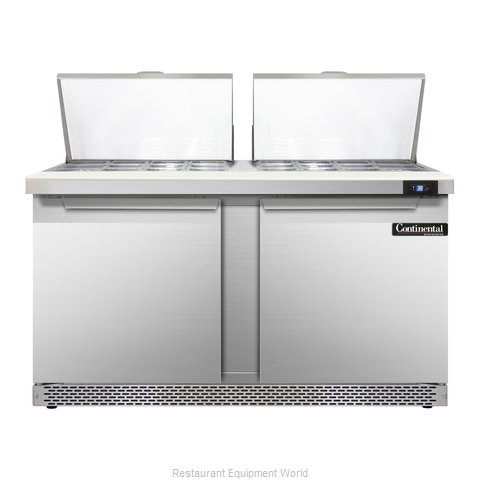 Continental Refrigerator SW60-24M-FB Refrigerated Counter, Mega Top Sandwich / S