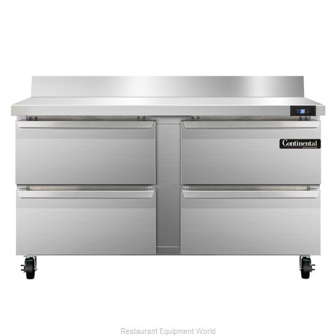 Continental Refrigerator SW60-BS-D Refrigerated Counter, Work Top