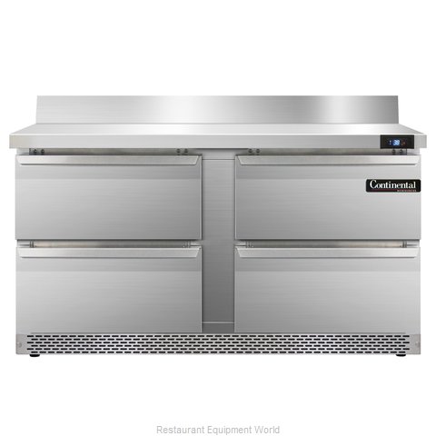 Continental Refrigerator SW60-BS-FB-D Refrigerated Counter, Work Top