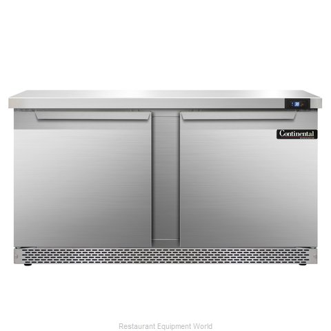 Continental Refrigerator SW60-FB Refrigerated Counter, Work Top