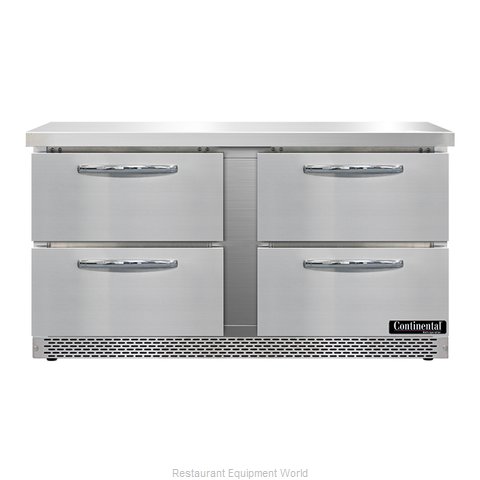 Continental Refrigerator SW60N-FB-D Refrigerated Counter, Work Top (Magnified)