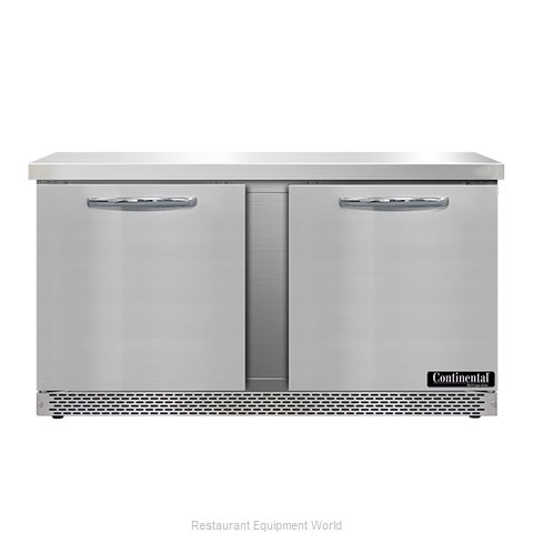 Continental Refrigerator SW60N-FB Refrigerated Counter, Work Top