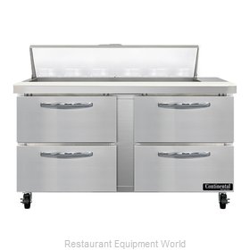 Continental Refrigerator SW60N12-D Refrigerated Counter, Sandwich / Salad Unit