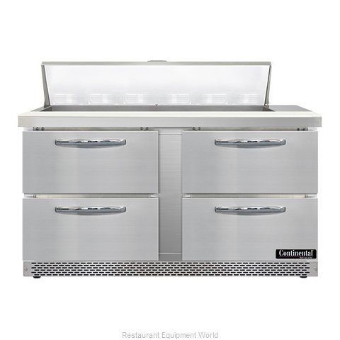 Continental Refrigerator SW60N12-FB-D Refrigerated Counter, Sandwich / Salad Uni