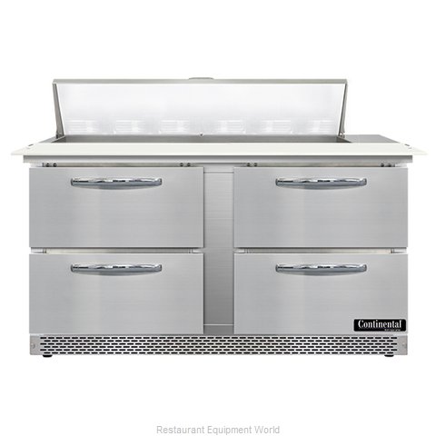 Continental Refrigerator SW60N12C-FB-D Refrigerated Counter, Sandwich / Salad Un