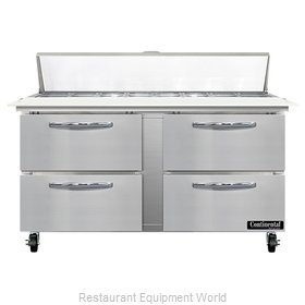 Continental Refrigerator SW60N16C-D Refrigerated Counter, Sandwich / Salad Unit