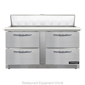 Continental Refrigerator SW60N16C-FB-D Refrigerated Counter, Sandwich / Salad Un