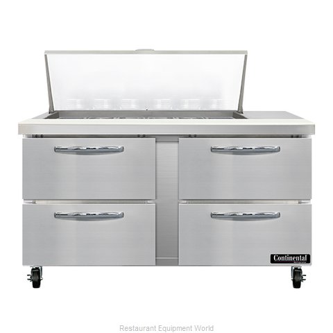 Continental Refrigerator SW60N18M-D Refrigerated Counter, Mega Top Sandwich / Sa