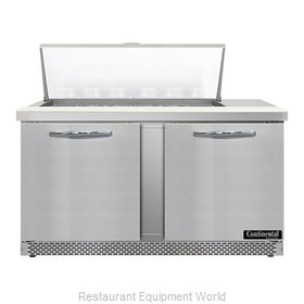Continental Refrigerator SW60N18M-FB Refrigerated Counter, Mega Top Sandwich / S