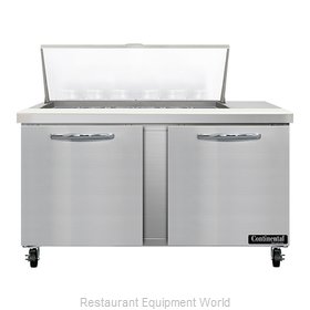 Continental Refrigerator SW60N18M Refrigerated Counter, Mega Top Sandwich / Sala