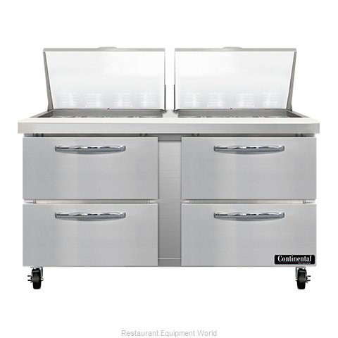 Continental Refrigerator SW60N24M-D Refrigerated Counter, Mega Top Sandwich / Sa