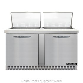 Continental Refrigerator SW60N24M-FB Refrigerated Counter, Mega Top Sandwich / S
