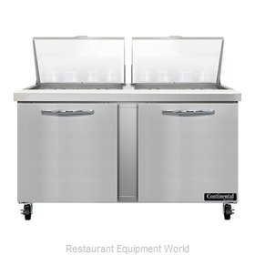 Continental Refrigerator SW60N24M Refrigerated Counter, Mega Top Sandwich / Sala