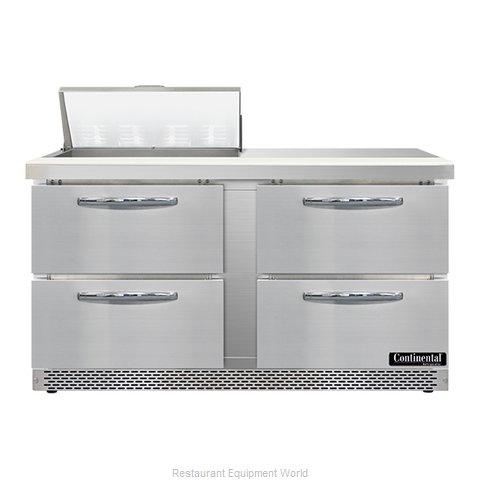 Continental Refrigerator SW60N8-FB-D Refrigerated Counter, Sandwich / Salad Unit