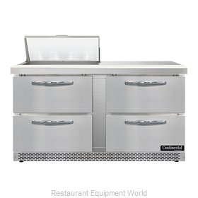 Continental Refrigerator SW60N8-FB-D Refrigerated Counter, Sandwich / Salad Unit