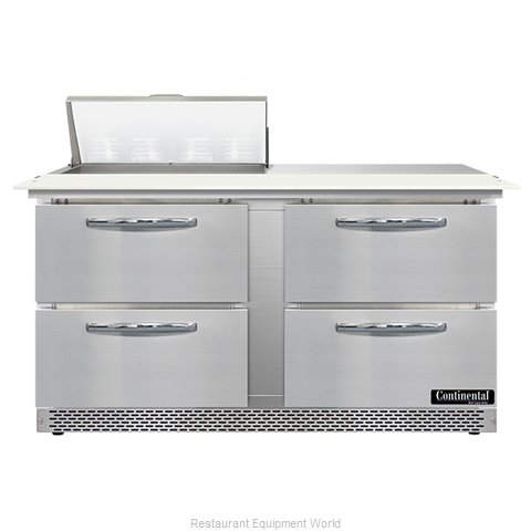 Continental Refrigerator SW60N8C-FB-D Refrigerated Counter, Sandwich / Salad Uni (Magnified)
