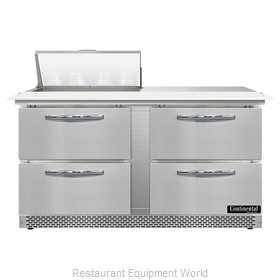 Continental Refrigerator SW60N8C-FB-D Refrigerated Counter, Sandwich / Salad Uni