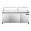 Mesa Refrigerada de Preparación de Emparedados
 <br><span class=fgrey12>(Continental Refrigerator SW72-18 Refrigerated Counter, Sandwich / Salad Top)</span>