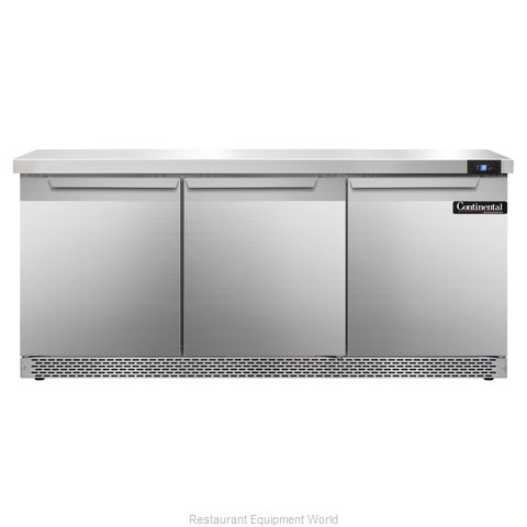 Continental Refrigerator SW72-FB Refrigerated Counter, Work Top