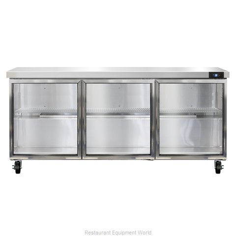 Continental Refrigerator SW72-GD Refrigerated Counter, Work Top