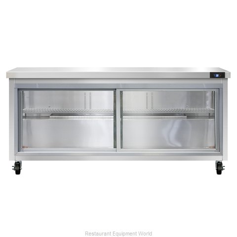 Continental Refrigerator SW72-SGD Refrigerated Counter, Work Top